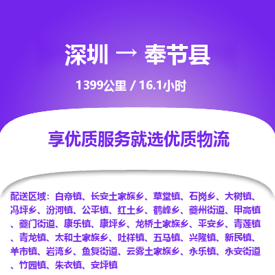 深圳到奉節(jié)縣貨運公司(當(dāng)天派送）
